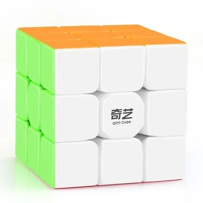 Qiyi Warrior S 3x3 Speed Cube Stickerless Magic 3x3x3 Puzzles Toys Cube (56mm) • $4.98