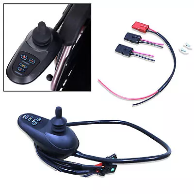 For Folding Power WheelchairMerits/Jazzy/Pride LED VR2 Joystick Controller USA  • $84.59