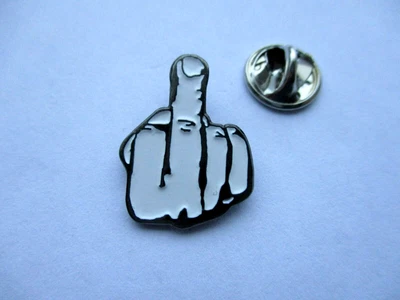 £2.99 • Buy UP YOURS Obnoxious Skinhead Biker PUNK METAL BADGE Non PC Anwl Macc Lads