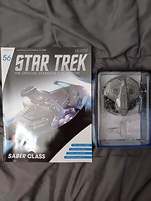 Eaglemoss Star Trek Saber Class (USS Yaeger) (box & Magazine) • $50