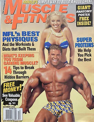 Muscle And Fitness October 1998 Mr USA Eddie Robinson And Jaime Bergmann • $15