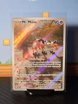 Pokémon TCG Mr. Mime Scarlet & Violet-151 179/165 Holo Illustration Rare • $5