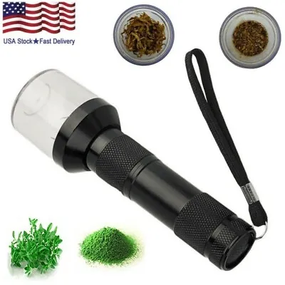 Black Electric Auto Grinder For  Herb & Garlic Grinding Battery Power • $8.99