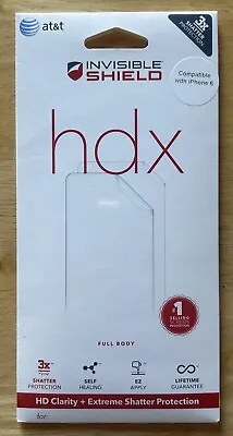 ZAGG HDX InvisibleSHIELD Screen Protector For IPhone 6 Full Body Sealed (C14 • $13.99