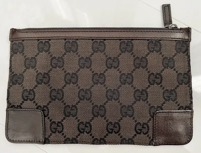 £110 • Buy Gucci Authentic Small Brown Pouch New With Box