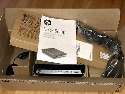 BRAND NEW HP PRODESK 400 Mini G6 I3-10300t 3GHz 500GB 8GB PC • $529.99