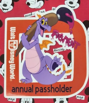 WALT Disney World Magnet Passholder  Figment 2023 • $6