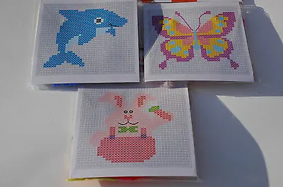 £3.25 • Buy Childrens Cross Stitch Kit - Frame - Template - Wool - Needle - 6 Types