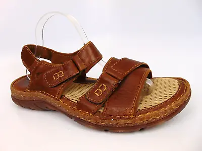 Born Mens Custer Brown Leather Sport Sandals Shoe Size 11.0 M NEW DISPLAY 29440 • $38