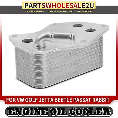 New Engine Oil Cooler For Volkswagen Beetle  Golf Passat Jetta Rabbit 2.0L 2.5L • $30.49