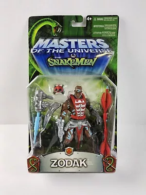 2003 MOTU Vs The SnakeMen Zodak Mattel Action Figure Masters Of The Universe NEW • $55.21