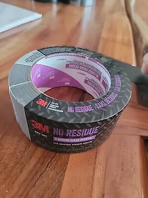 3M No Residue Silver Duct Tape 1.88 In X 20 Yds 2” 6 Months Clean Removal • $13