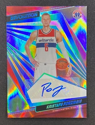 $59.99 • Buy 2021/22 Panini Revolution Kristaps Porzingis 02/25 Autograph Infinite Celtics