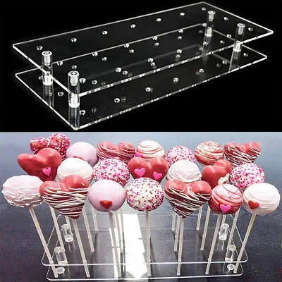 21 Holes Pop Dessert Tools Fashion Display Holder Cake Party Lollipop Stand~ • £8.50