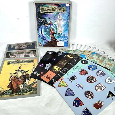 TSR Dungeons & Dragons Forgotten Realms Campaign 1996 Setting 1085 Boxed Set • $128.88