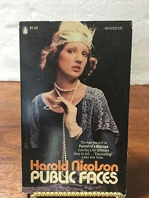 Harold Nicolson Public Faces (vintage  Paperback 1960) • $13.99