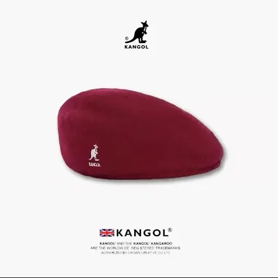 Kangol Wool 504 Flat Cap Men Women Casual Woolen Beret Hat Winter Newsboy Caps • $12.99