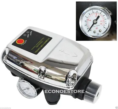 Water Pressure Controller For Jet Shallow Booster Pump Auto Shut On / Off 110V • $39.99