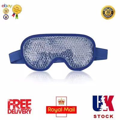 NEWGO Cooling Eye Mask For Puffy Eyes Reusable Allergies Therapy Gel Cold Eye • £7.80
