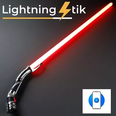 Count Dooku Metal Lightsaber  Xenopixel V3 Soundboard 34 Fonts Bluetooth AUST • £511.88