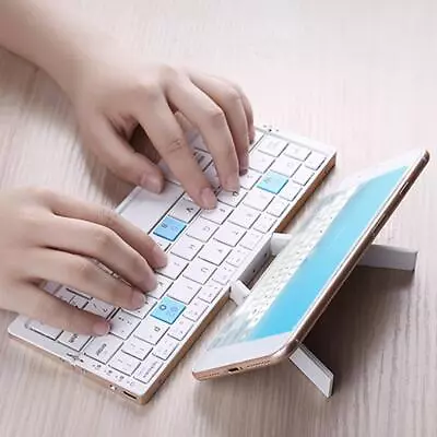 Portable Folding Wireless Bluetooth Keyboard For Mobile Phones N0I8 • $67.29