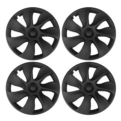 For Tesla Model Y Wheel Cover Caps 19 Inch Rim Hubcap Hub Cap Set Of 4 Black • $66.49