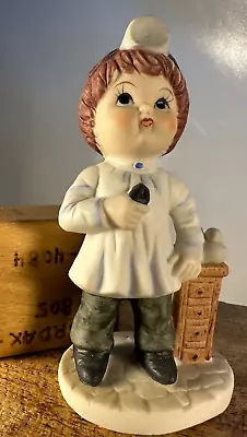 Vintage Ceramic Porcelain Boy Doctor Figurine 5  Height • $9.99