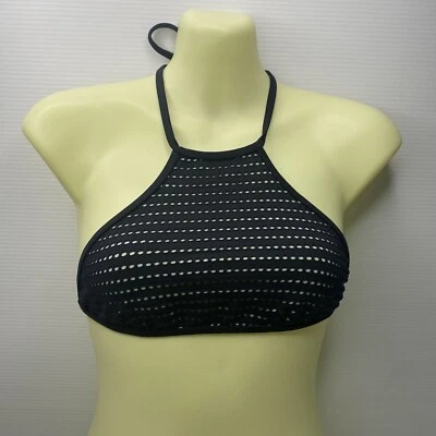 $14.95 • Buy Womens Hurley Size XS - S Bikini Top Black Green Swimwear Beach Swim