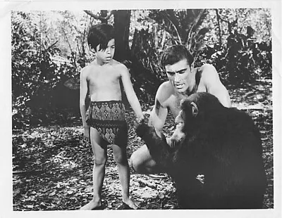 MANUAL PADILLA JR & MIKE HENRY 7x9 Vintage Press Photo TARZAN & VALLEY OF GOLD • $11.95