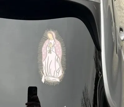 VIRGIN MARY  RELIGION Decal Sticker For Cars Laptops Tablets • $5