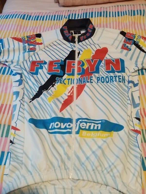 £9.99 • Buy Vintage Feryn Belgium Cycling Shirt Jersey Trikot Size: 3 Novofern