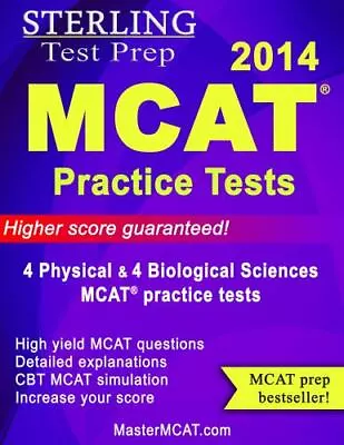 MCAT 2014 Practice Tests Physical & Biological Sciences By  • $10.99