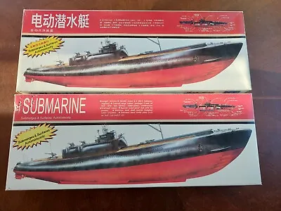LEE X2 Motorized 1:300 Submarine Model Ship Kits *New In Open Box* Model # 00902 • $47.01