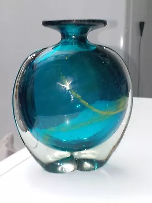 Vintage Mdina ~ Sea & Sand ~ Vase.  FREE UK P&P • £15.99