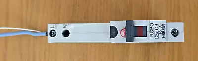 Wylex RCBO C6 6Amp 30mA NSB Series NSBS6 NSBS6/1 • £12.99