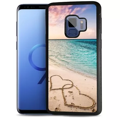 ( For Samsung S9 ) Back Case Cover AJ12663 Beach Sea Love • $9.99