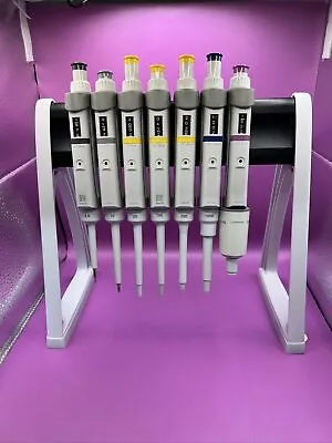 Complete Set Of 7 Eppendorf Research Plus Pipettes Single Channel Stand Pipettor • $1198