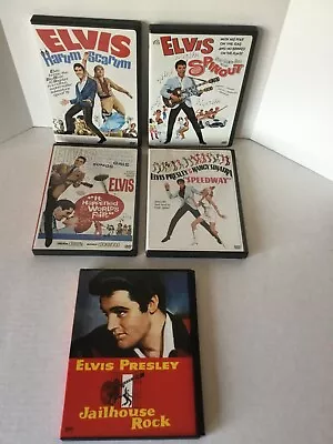 Elvis Presley Movies On DVD Harum Scarum Spinout Speedway & More LOT OF 5 • $9.99