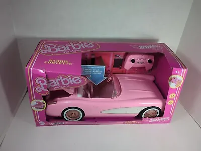 Barbie The Movie Barbie Corvette Hot Wheels RC Convertible Car Pink • $84.92