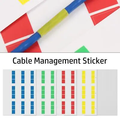 Wire Marker Tool Stickers Cable Labels Identification Tags Fiber Organizers • £2.95