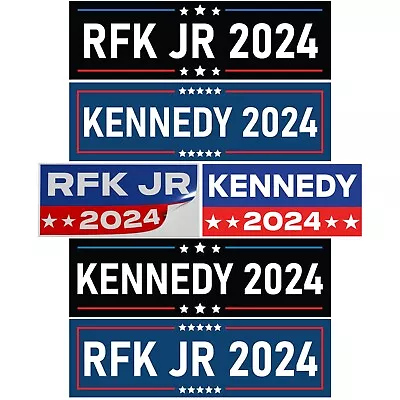 RFK Jr. 2024 Bumper Stickers For President - 6 Pack - Robert F. Kennedy Jr. • $9.99