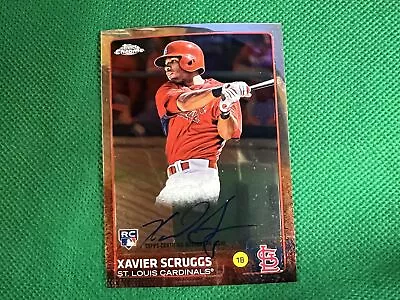 2015 Topps Chrome Rookie Autographs #ARXS Xavier Scruggs St. Louis Cardinals • $6