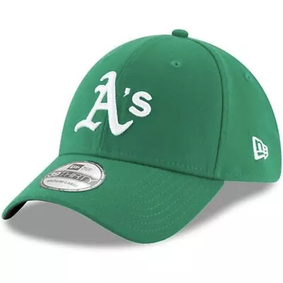 New Era MLB Oakland Athletics 39THIRTY Green Team Classic Mens Hat Cap Size M/L • $23.79