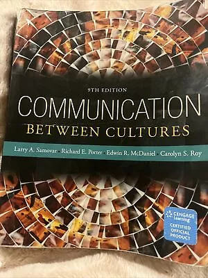 Communication Between Cultures By Richard E. Porter Larry Samovar 9th Edition • $16.95