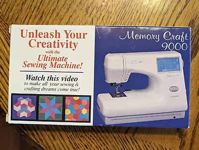 Janome Memory Craft 9000 Owners Instructional Video Tape VHS VCR Manual • $15