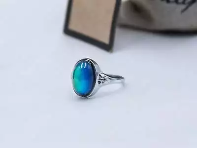 Elite Oval Shaped Colour Changing Mood Ring • $28.97