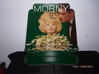 Morny Lily Of The Valley Talc/soap/body Card Shop Counter Display Stand/sign • £69.99