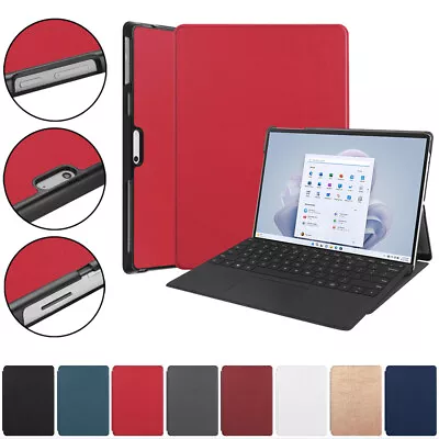 Leather Shockproof UltraThin Case For Microsoft Surface Pro 9 8 7 6 5 4 X Go 3 2 • £18.99