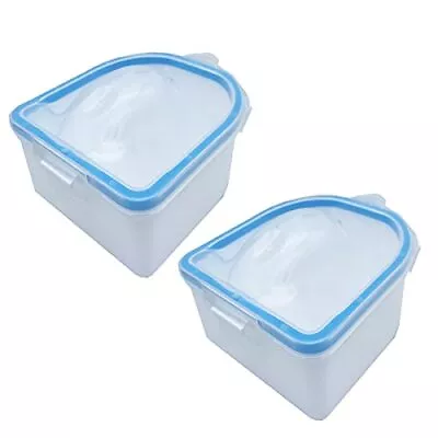 2 Pack Nail Soaking Bowl Polish Remover Tray Manicure Spa Tool • $12.60