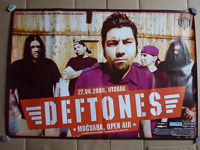 $20 • Buy DEFTONES Zagreb Croatia 27.06.2006 ORIGINAL CROATIAN CONCERT POSTER